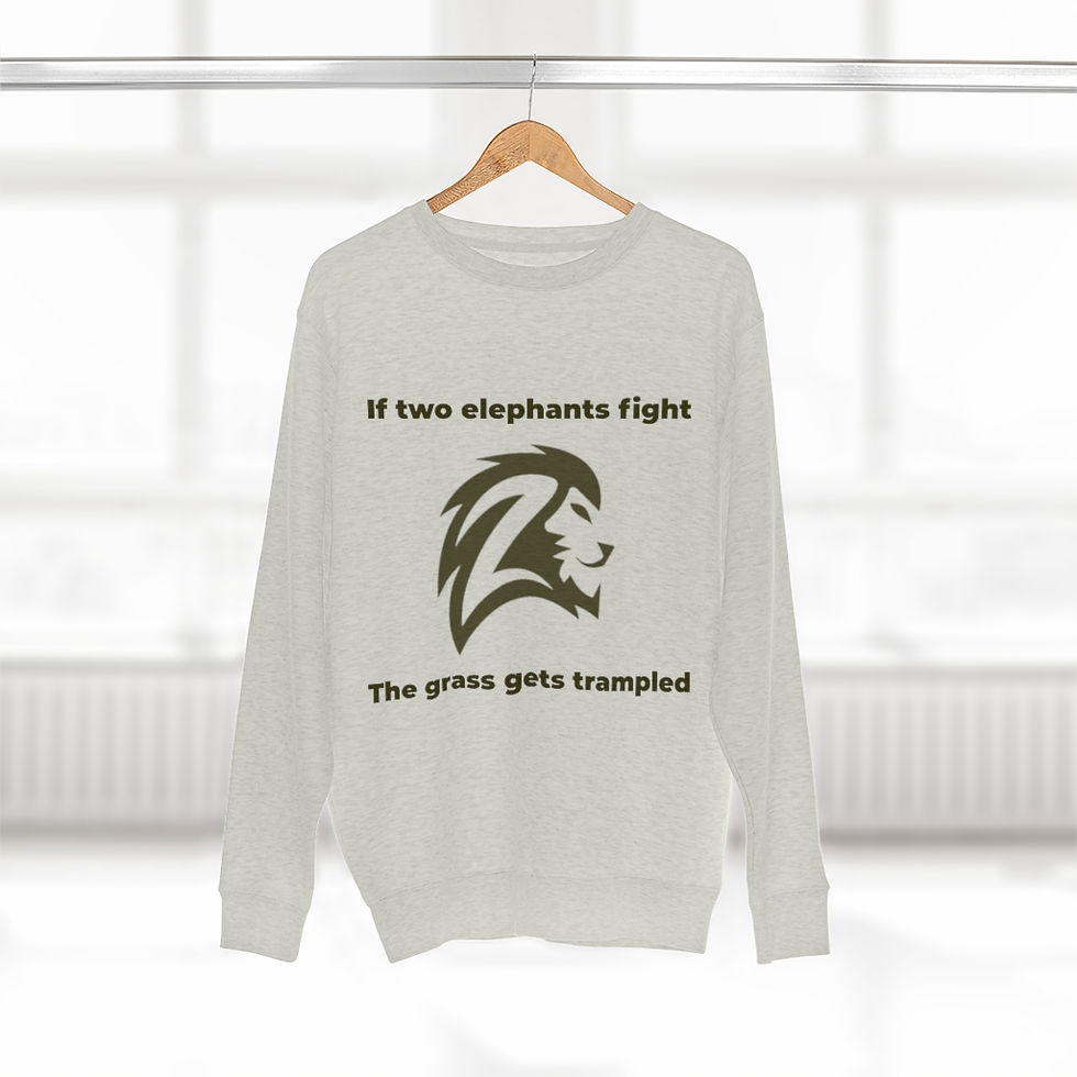 Thumbnail: Lion - Unisex Premium Crewneck Sweatshirt