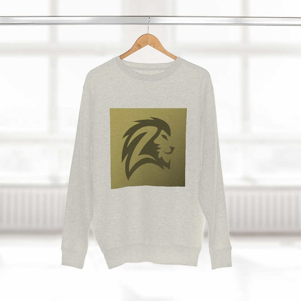 Thumbnail: Lion - Unisex Premium Crewneck Sweatshirt