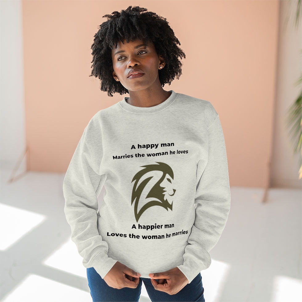 Thumbnail: Lion - Unisex Premium Crewneck Sweatshirt
