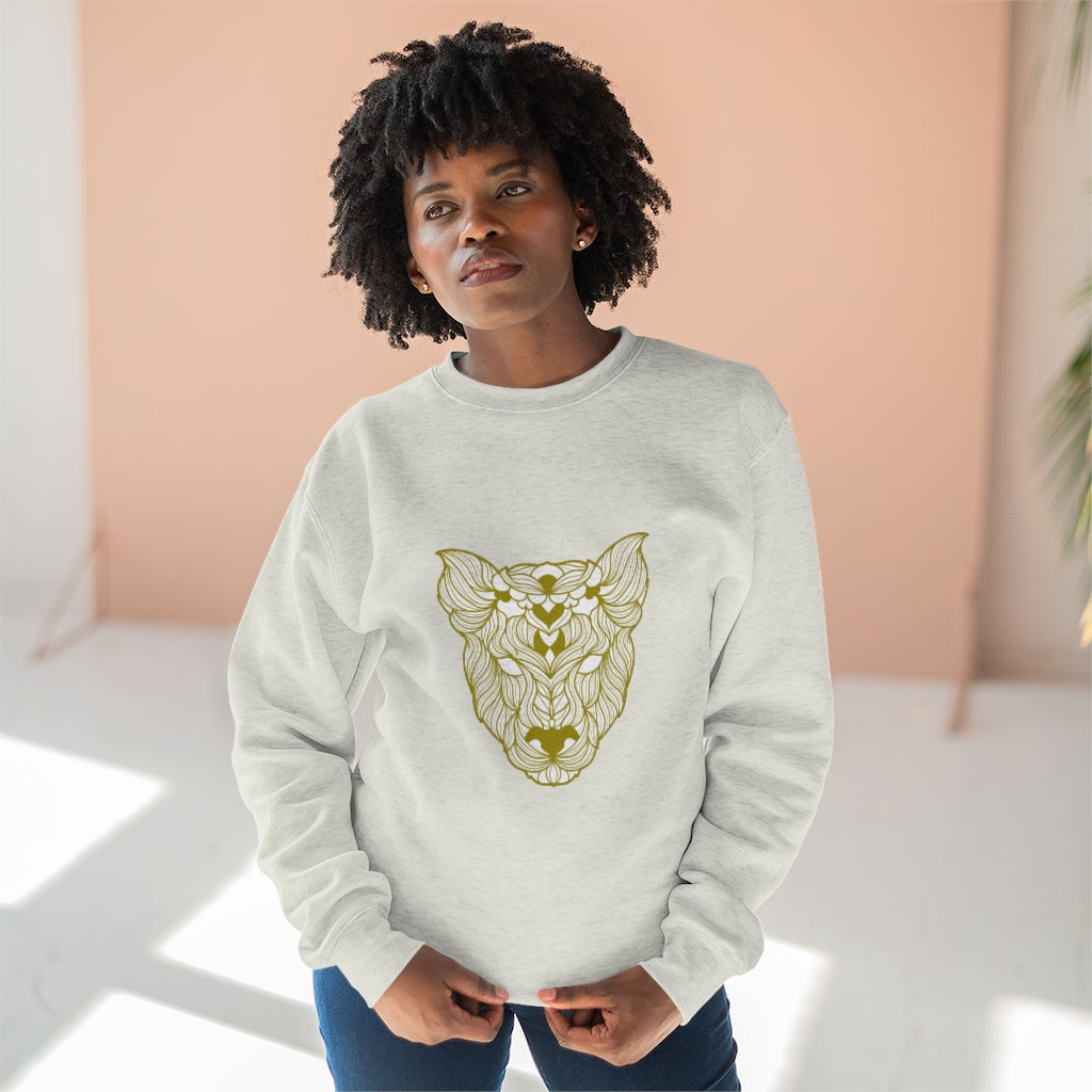 Lion - Unisex Premium Crewneck Sweatshirt