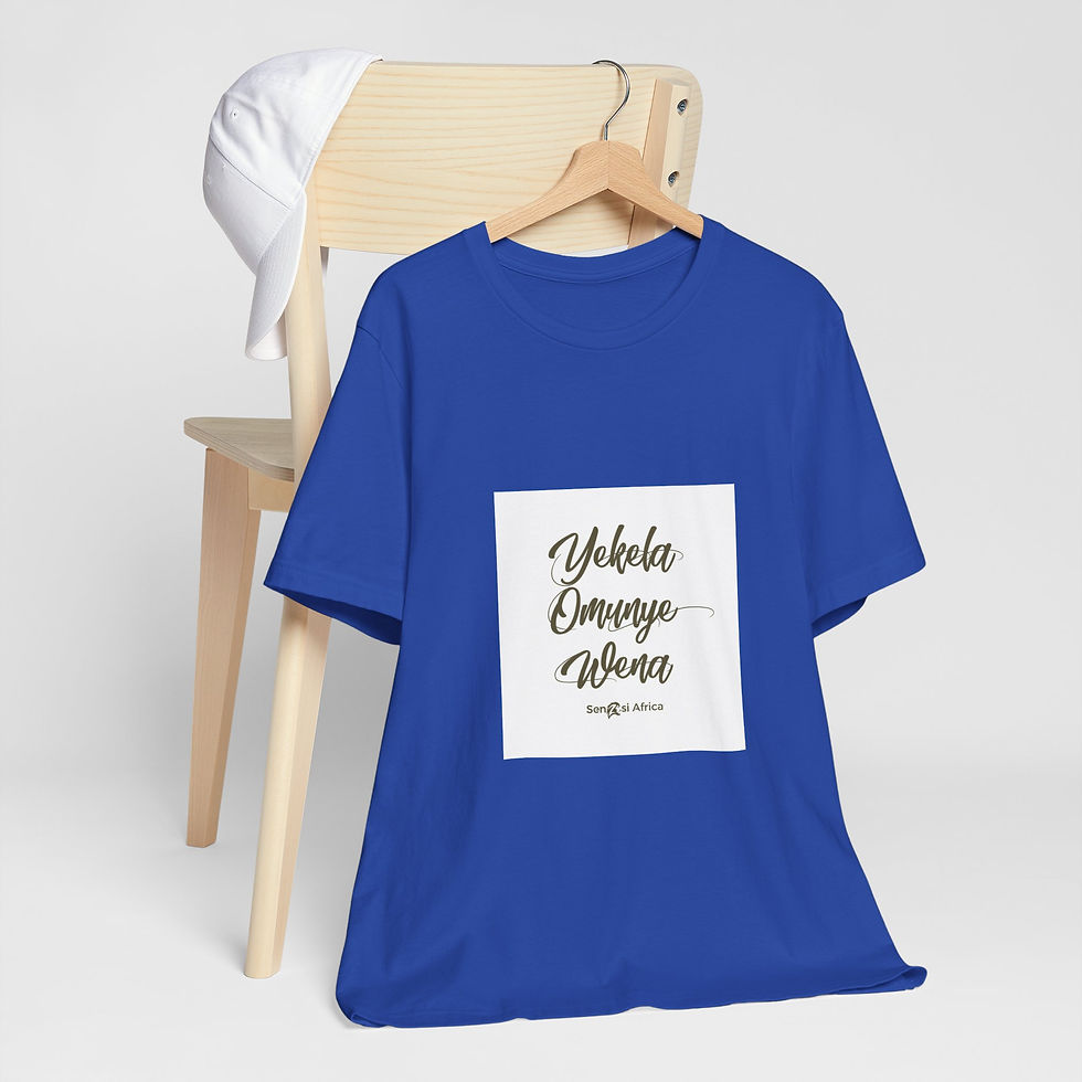 Thumbnail: Unisex Jersey Short Sleeve Tee -  African Inspired Fashion 