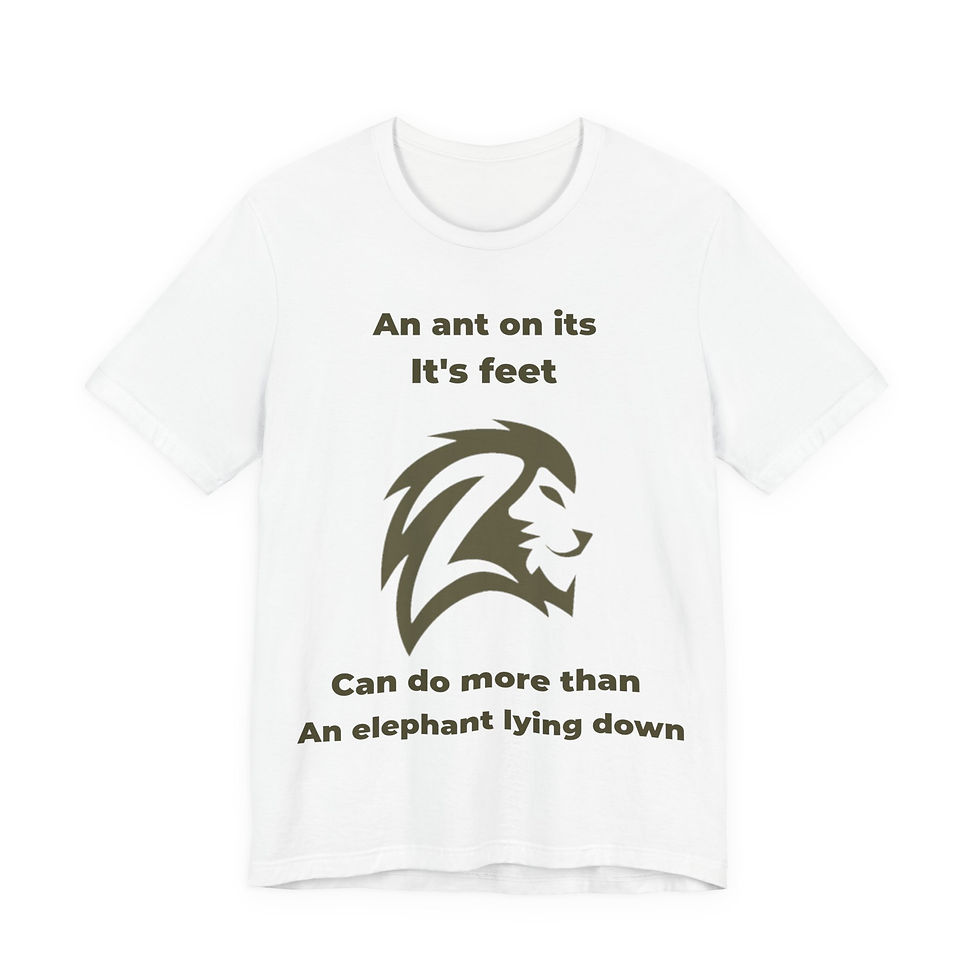 Thumbnail: Lion Graphic Tee — Majestic Lion Illustration Unisex T-Shirt