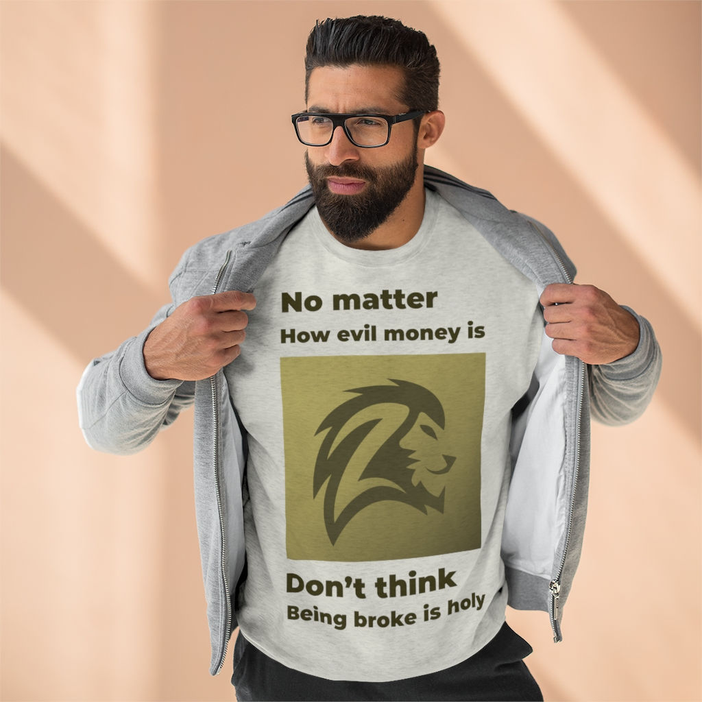 Lion - Unisex Premium Crewneck Sweatshirt