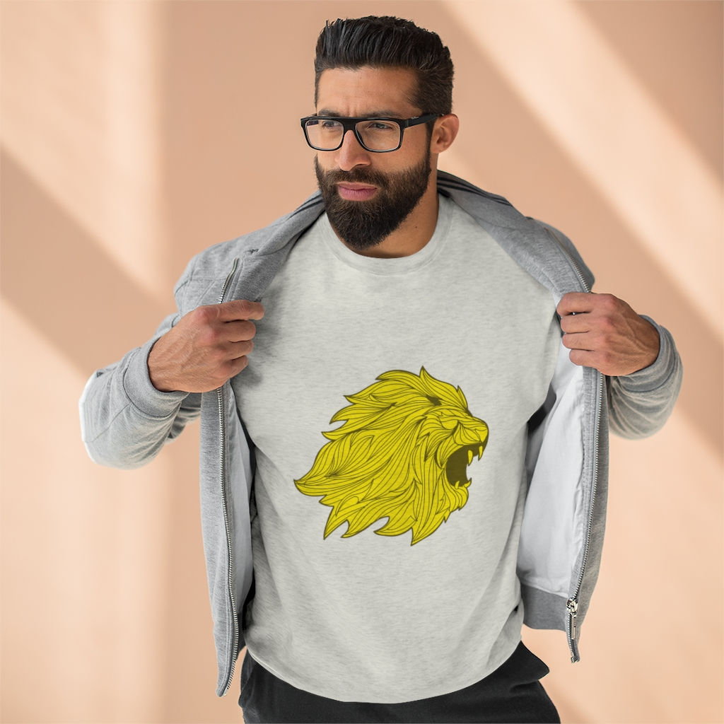 Lion - Unisex Premium Crewneck Sweatshirt