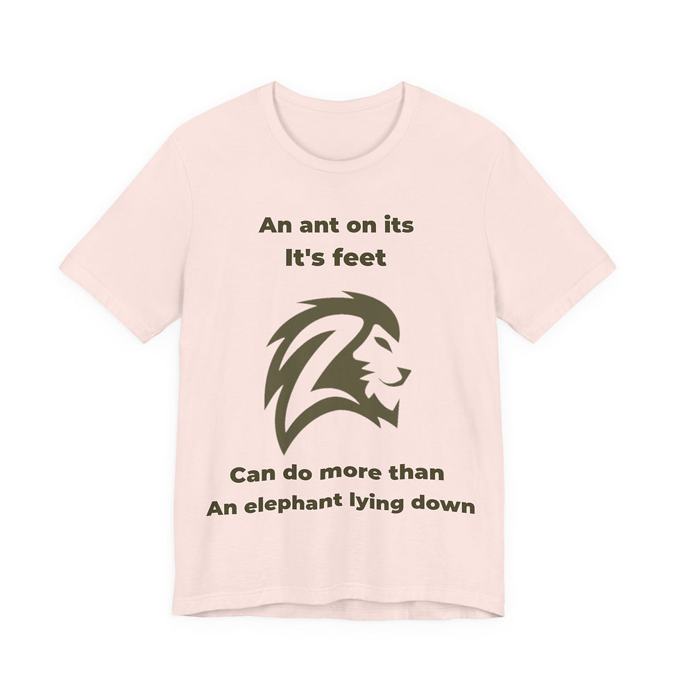 Thumbnail: Lion Graphic Tee — Majestic Lion Illustration Unisex T-Shirt