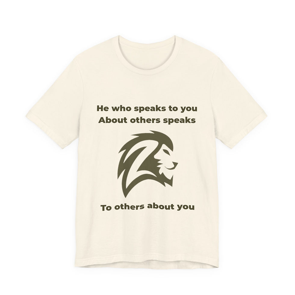 Thumbnail: Lion – Unisex  Short Sleeve Tee