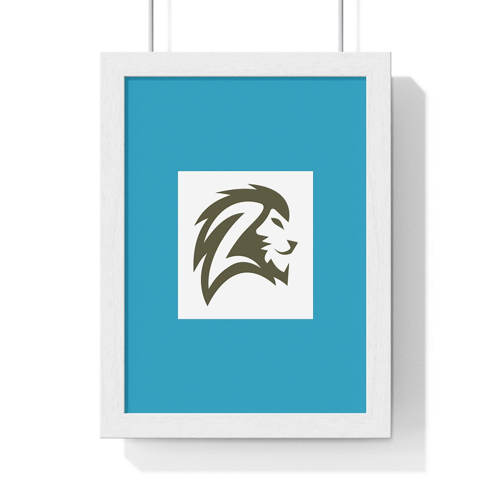 Thumbnail: Lion - Framed Vertical Poster