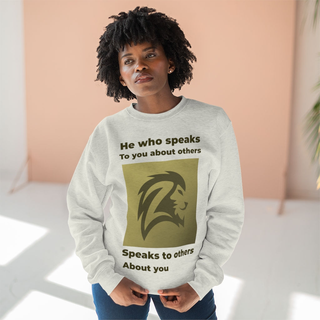 Lion - Unisex Premium Crewneck Sweatshirt
