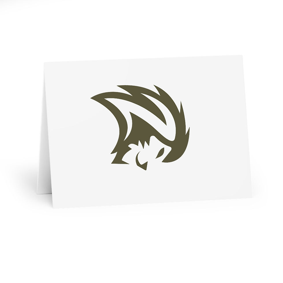 Thumbnail: Lion - Blank - Greeting Cards (5 Pack)