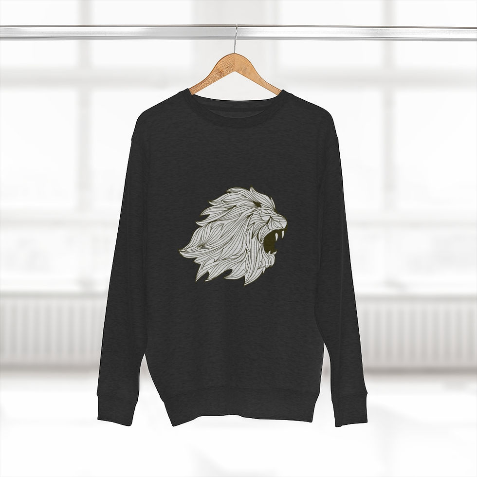 Thumbnail: Lion - Unisex Premium Crewneck Sweatshirt