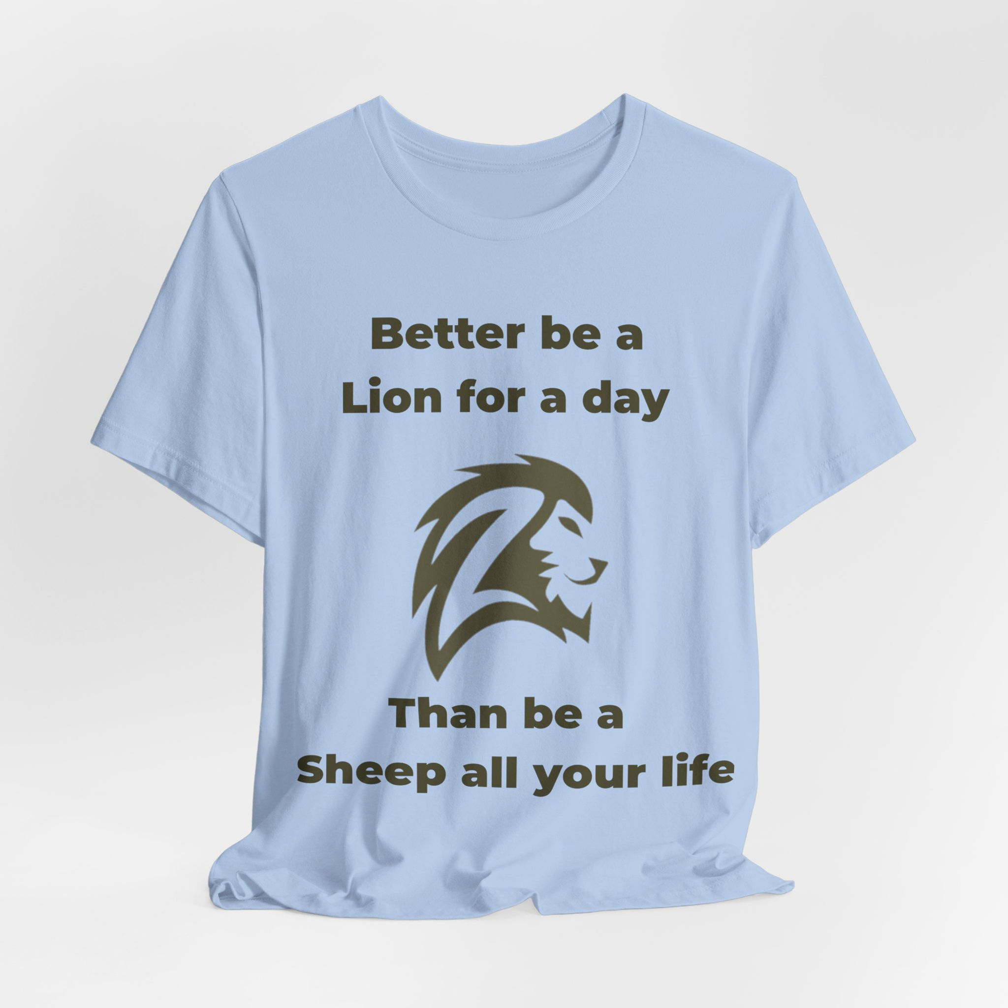 Lion – Unisex Jersey Short Sleeve Tee