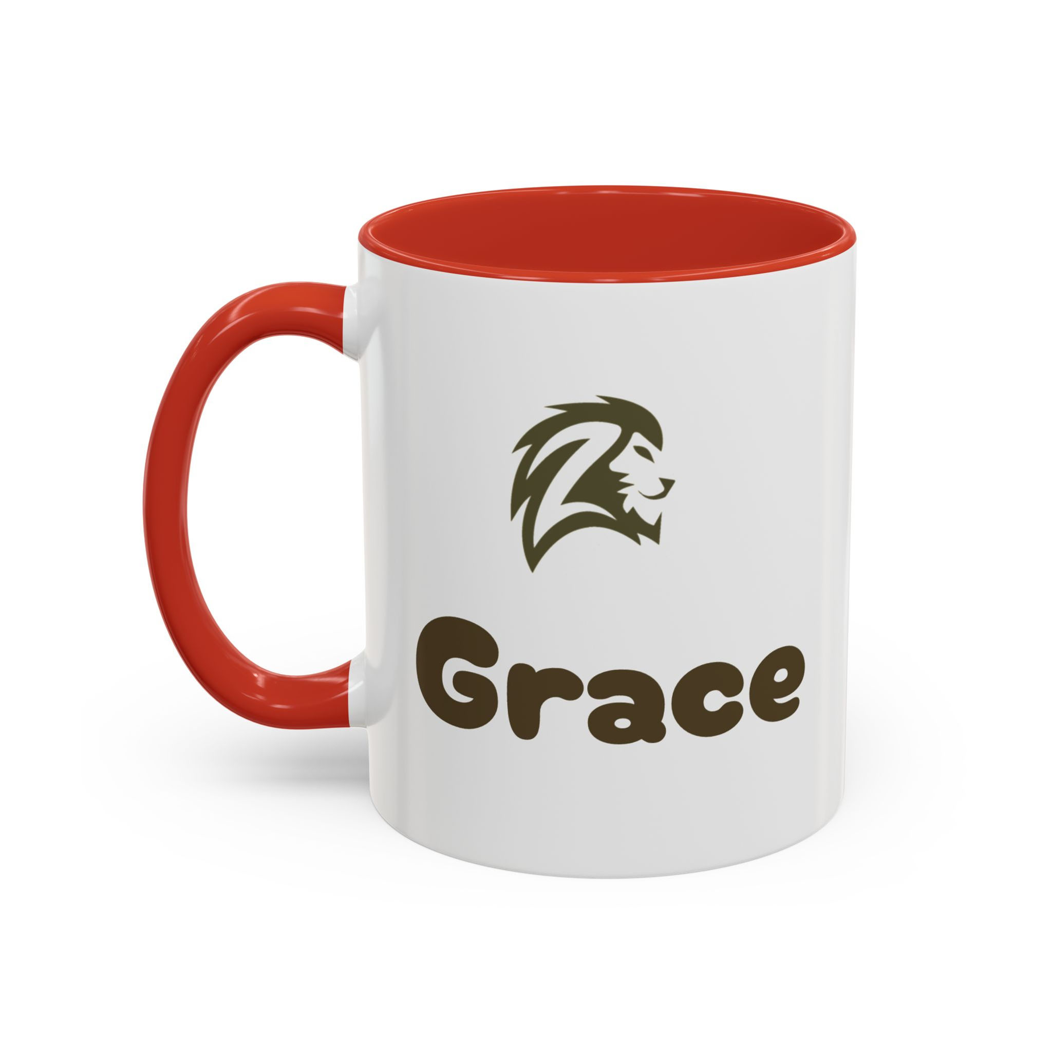 Lion Head Classic Black Accent Coffee Mug - African Inspired Product