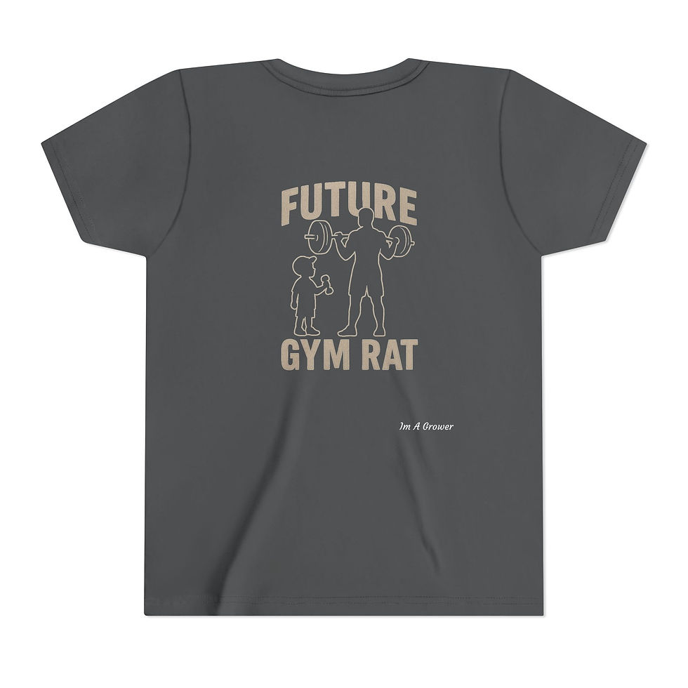 Thumbnail: S&G FITNESS | Future Gym Rat Youth Tee | Kids Fitness Shirt