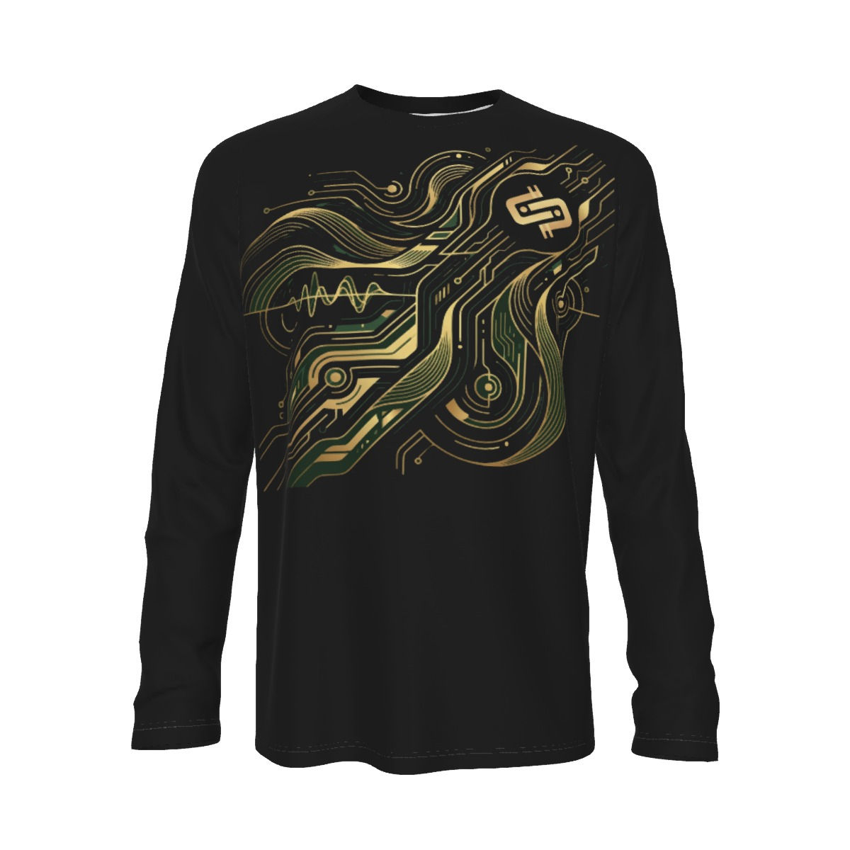 All-Over Print Men's Raglan Long Sleeve T-shirt | 190GSM Cotton