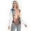 Thumbnail: All-Over Print Women's V-Neck Long Sleeves T-Shirt