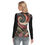 Thumbnail: All-Over Print Women's V-Neck Long Sleeves T-Shirt
