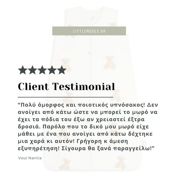 client testimonial about sleeping bags