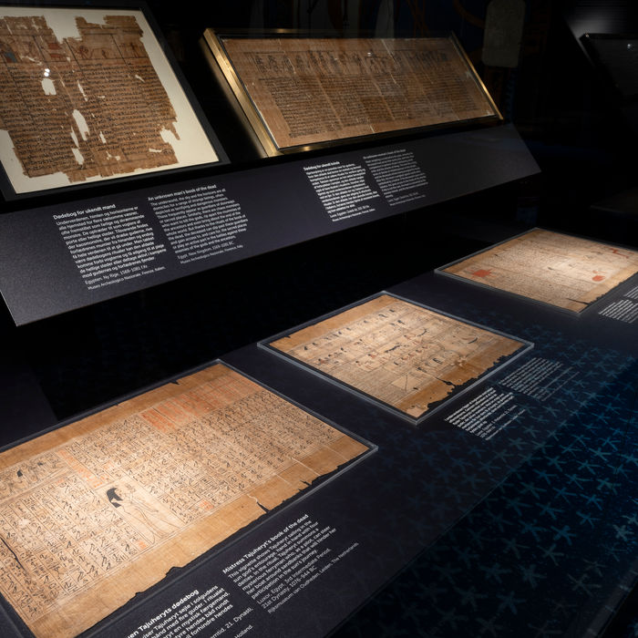 Illustrated papyri with Book of the Dead rituals from the Third Intermediate Period and Ptolemaic Period.