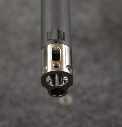 M3R1 1911 Compensator installed on barrel - drop-in bushing replacement, made in Sacramento CA