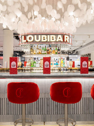 Christian Louboutin 'Louibar' Pop-Up, Selfridges Trafford Centre Manchester.