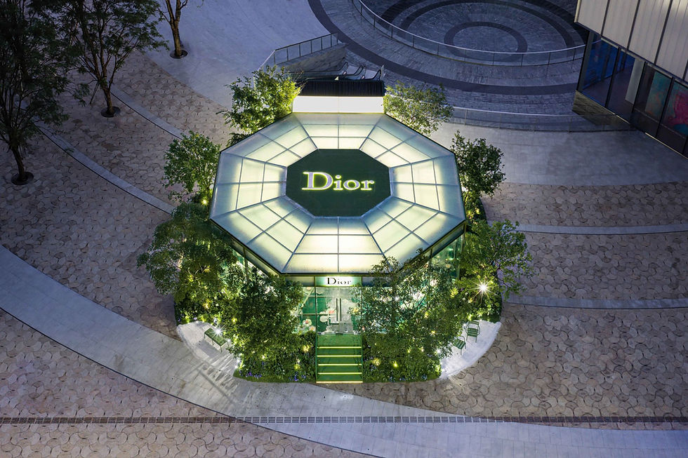 Dior's Tuileries Garden Pop-Up Skips the Retailtainment Playbook.