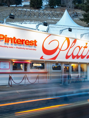 Pinterest Platz Activation, World Economic Forum Davos. 