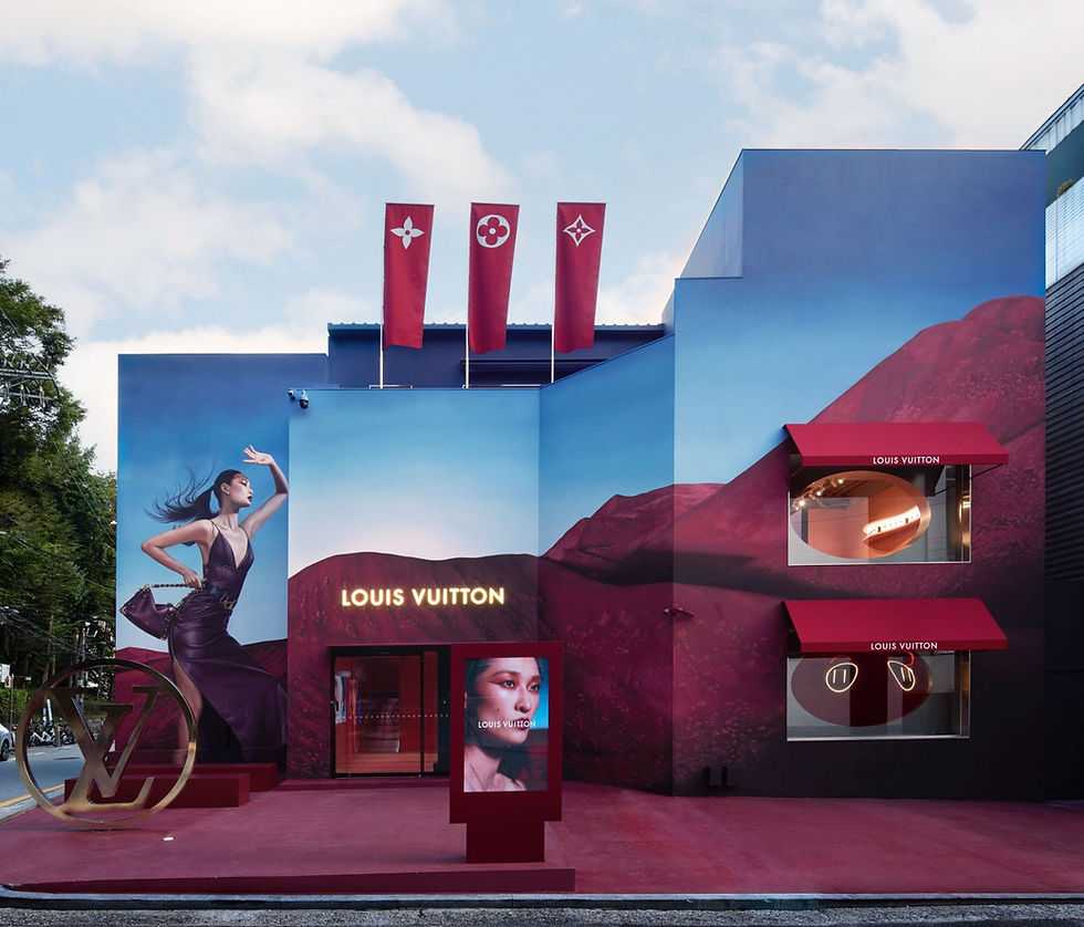 Louis Vuitton La Beauté Pop-Up Space, Dosan Seoul South Korea.