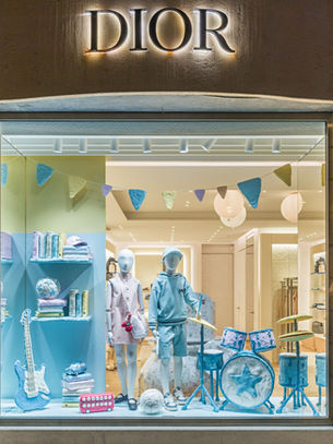 Baby Dior 'Diorling' Collection Window Installation Activations.