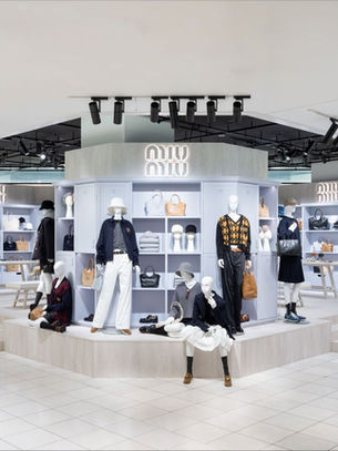 Miu Miu 'Miu Ivy' Fall/Winter23 Pop-Up Space, Istean Shinjuku Tokyo Japan.