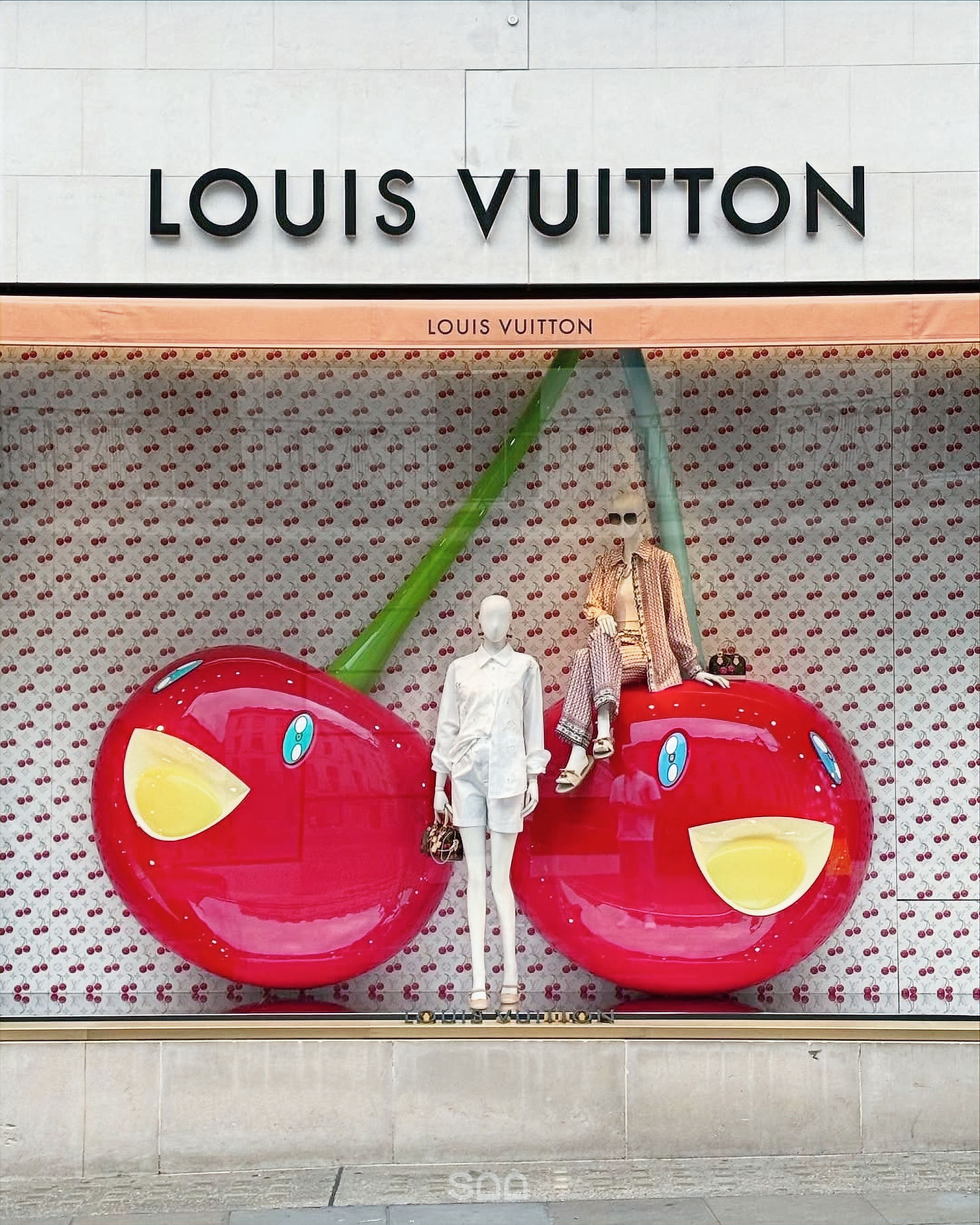 その他 LV Store Display 20cm Louis Vuitton LV X TM Monogram Denim Cerises Pochette Accessories