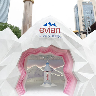 Evian 'Live Young' Mountain Of Youth Pop-Up Installation, Shanghai China.