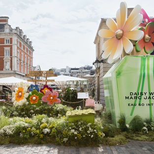 Marc Jacobs Daisy Wild Eau So Intense Pop-Up, Covent Garden London.