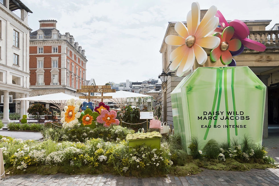 Marc Jacobs Daisy Wild Eau So Intense Pop-Up, Covent Garden London.