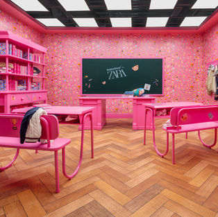 ZARA Butterbear Academy Pop-Up, Huaihai Middle Road Shanghai China.