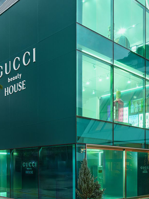 Gucci Beauty House Pop-Up Space, Seongsu Seoul South Korea.