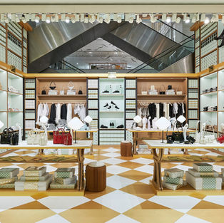 Prada x Printemps Christmas Pop-Up Installation, Printemps Haussmann Paris.