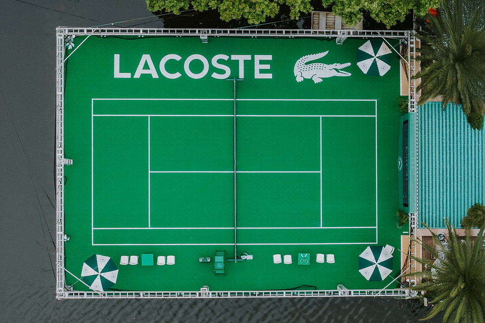 Le Club Lacoste at AFLOAT, Melbourne Australia.