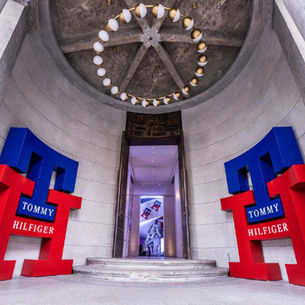 Tommy Hilfiger 'Tommy Factory' Shamei Building Takeover, Shanghai China.  