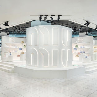 Miu Miu Isetan Shinjuku "Miu Groove" Pop-Up Space, Japan.