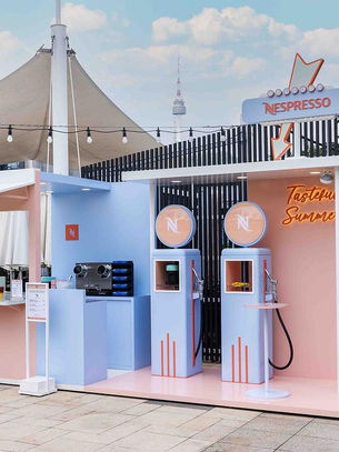 Nespresso 'Tasteful Summer' Pool Bar Pop-Up, Banyan Tree Club & Spa Seoul South Korea.