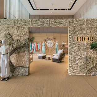 Dior Dioriviera Pop-Up Installation, Xiamen China.