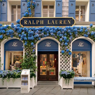 Ralph Lauren 'In The Hamptons' Milan Design Week Installation, Via della Spiga Milan.