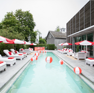 Ferragamo Topping Rose House Pop-Up Activation, Bridgehampton NY.