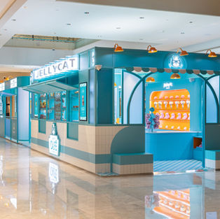 Jellycat Cafe Pop-up Experience, China World Mall South Beijing China.