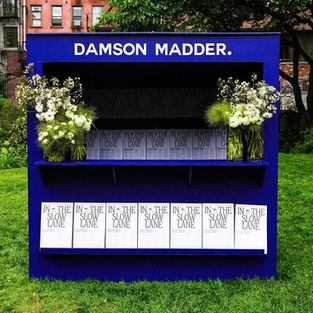 Damson Madder In The Slow Lane AW25 Presentation Activation, New York Marble Cemetery.