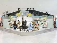 Prada The Stage Pop-Up Space, Isetan Shinjuku Tokyo Japan.
