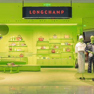 Longchamp Pop-Up Space, Beijing SKP-S China.