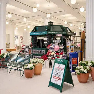 Vogue World Pop-Up Newsstand, Selfridges Oxford Street London.