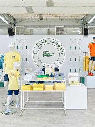 Lacoste 'Le Club Lacoste' Miami Open 2023 Pop-Up Store Concept.