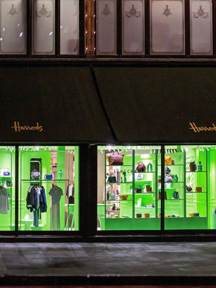 Longchamp Pop-Up Harrods Boutique, Knightsbridge London.